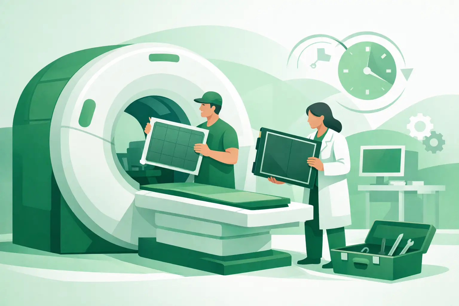 CT Detector Replacement for Uptime Planning