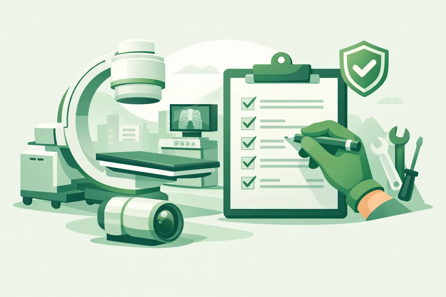Fluoroscopy Intensifier Replacement Checklist