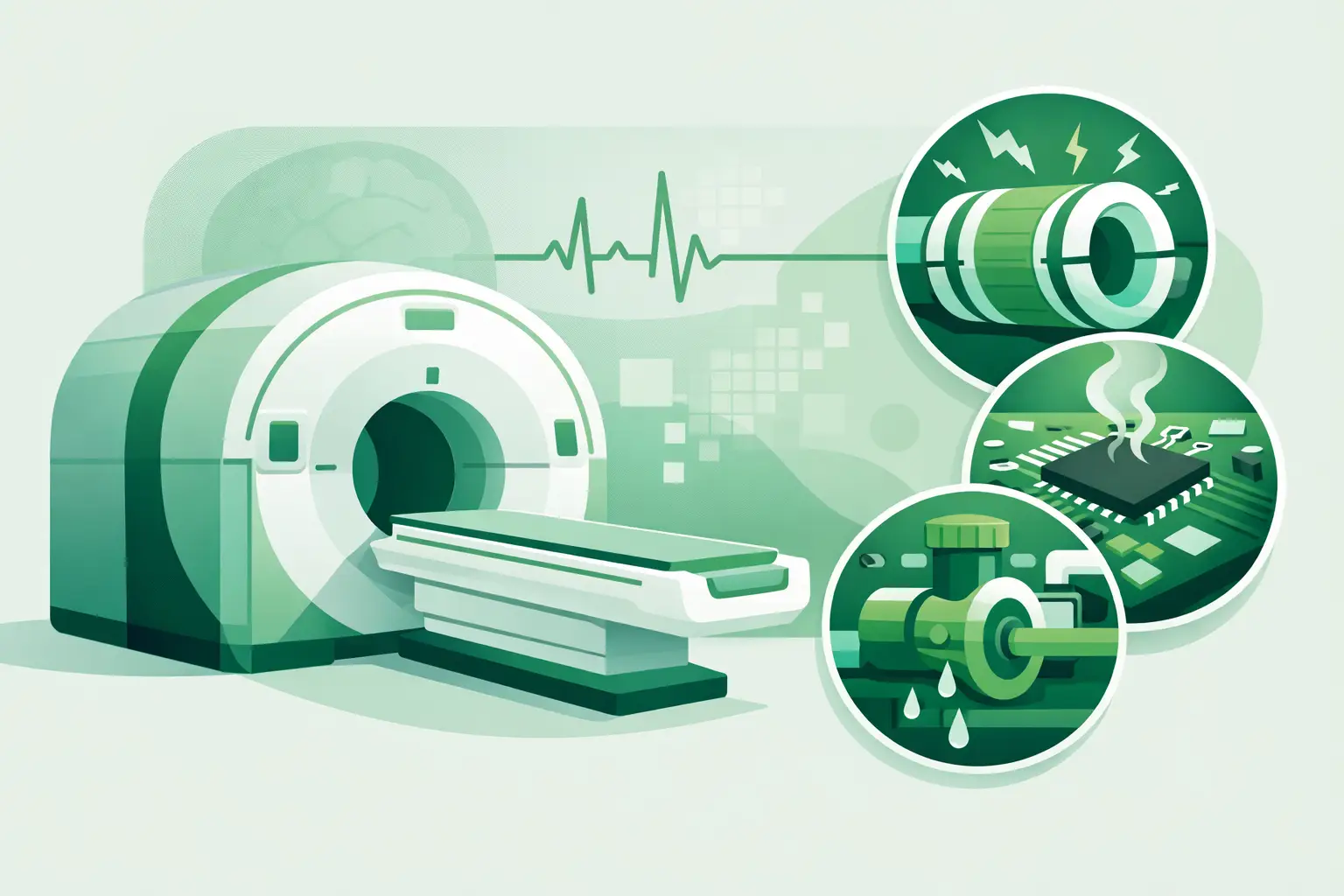 MRI Gradient Components and Common Failures