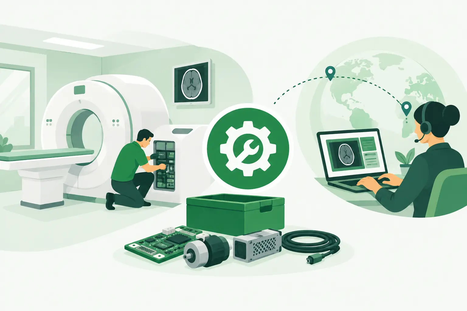 Remote Clinic Imaging Repairs: A Parts-First Plan