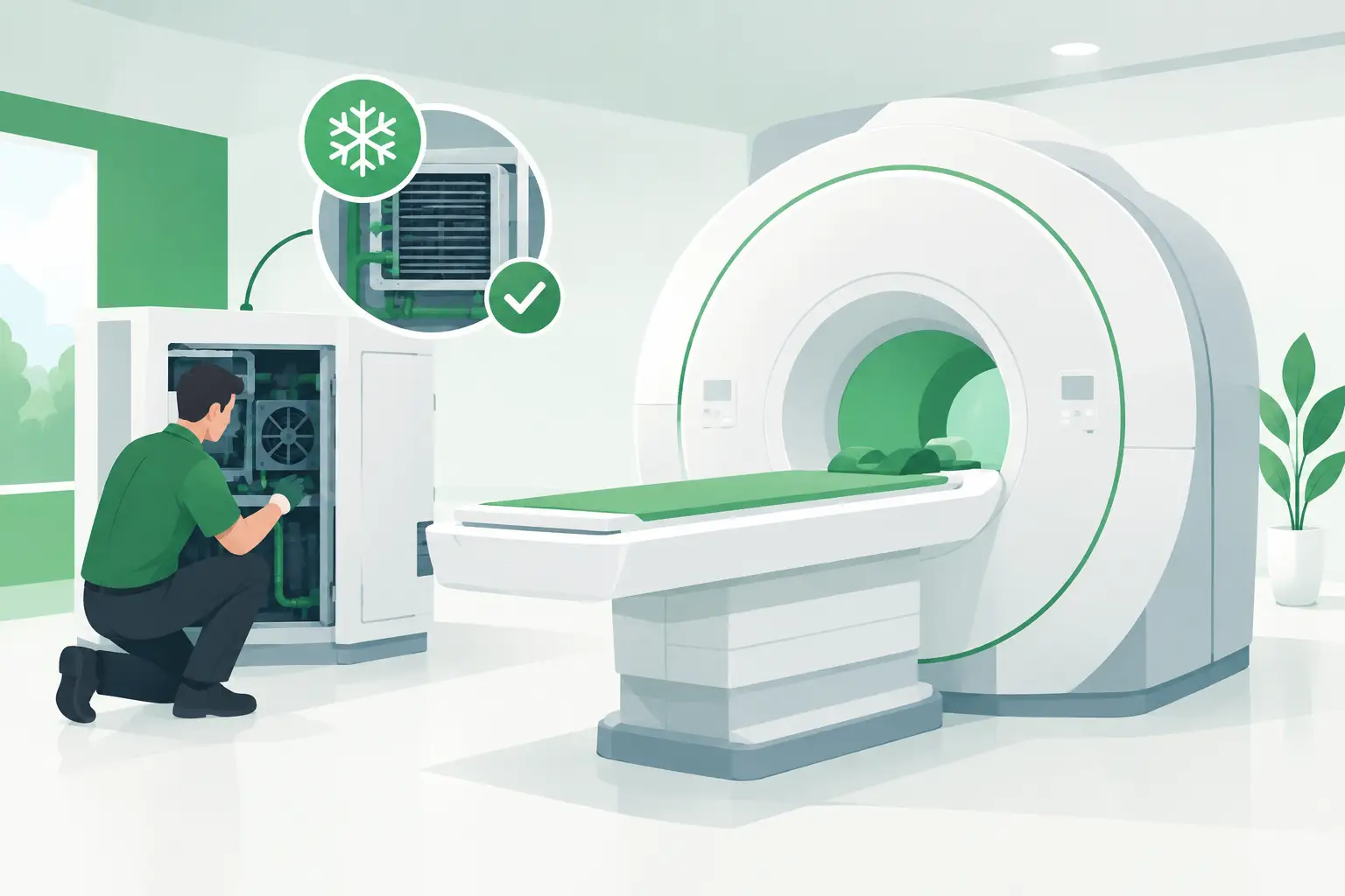 Solving MRI Cooling Failures Without Lost Scan Time