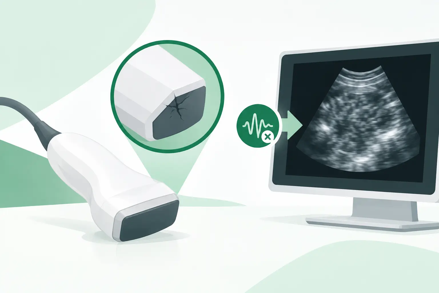 How Ultrasound Probe Defects Cause Imaging Failures